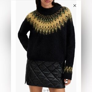 ALLSAINTS Clyde Funnel Neck Sweater